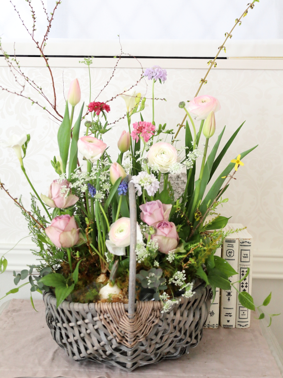 春の球根アレンジ